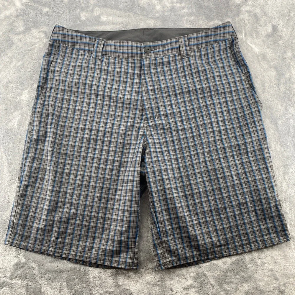 The North Face Mens 34 Rolling Sun Packable Plaid Performance Hiking Shorts